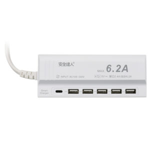 【安全達人UB-06U】6.2A USB電源供應器 6孔