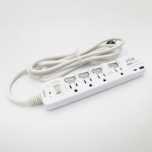 【安全達人K-60P25LC】5開4插3P 25W USB快速閃充延長線